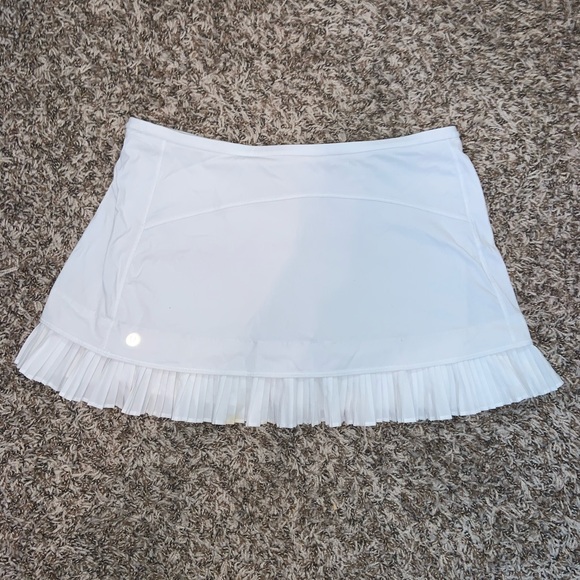 lululemon athletica Other - Lululemon white pleated tennis skirt